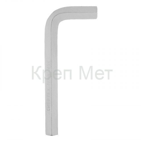 Ключ имбусовый  HEX, 19 мм, 45x, закаленный, никель Сибртех