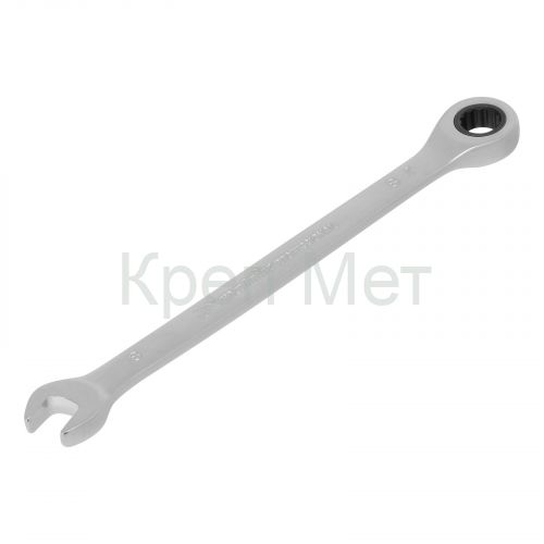 Ключ комбинированный трещоточный, 8 мм, CrV, зеркальный хром Matrix Professional