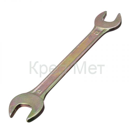 Ключ рожковый, 13 х 17 мм, желтый цинк Сибртех