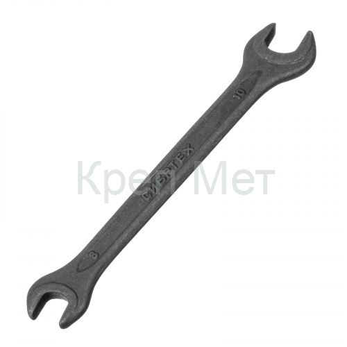 Ключ рожковый, 8 х 10 мм, CrV, фосфатированный Сибртех