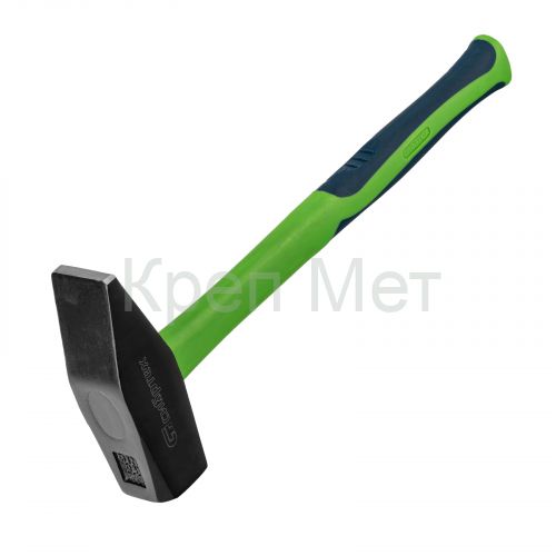 Молоток слесарный, 1500 г, фибергласовая обрезиненная рукоятка Сибртех