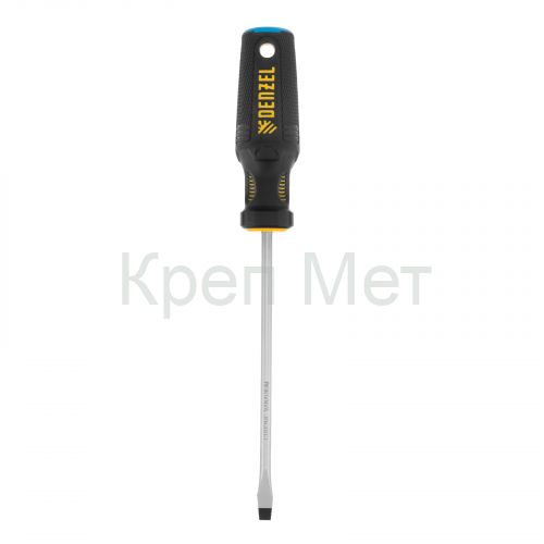 Отвертка SL6x150 мм, CrV, трехкомпонентная рукоятка Denzel