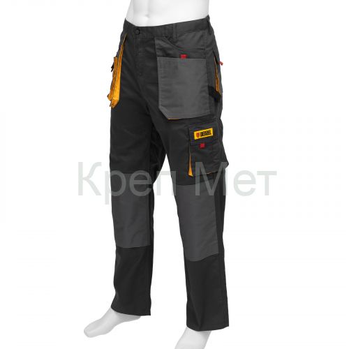 Брюки профессиональные рабочие, 65% полиэстер 35% хлопок, XXL Denzel