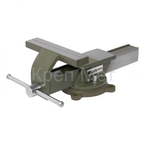 Тиски слесарные, 200 мм, стальные, поворотные Сибртех