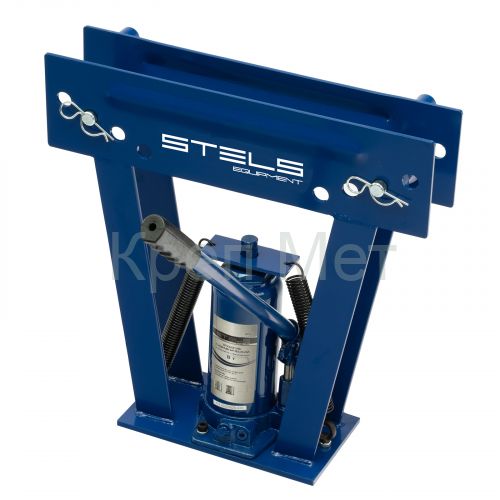 Трубогиб гидравлический, 8 т, в комплекте с башмаками 1/2-1, пластиковый кейс, Stels
