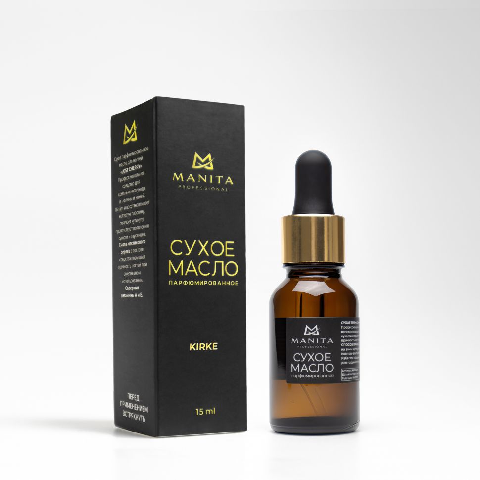 Масло для кутикулы MANITA PROFESSIONAL сухое парфюмированное KIRKE 15 ml