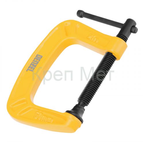 Струбцина G-образная, усиленная, 50 мм Denzel