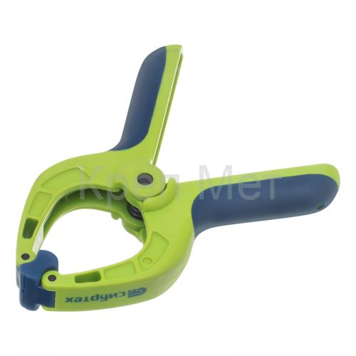 Струбцина клещеобразная 1-1/4, пластиковый корпус, двухкомпонентные рукоятки, усиленная пружина, 33 мм Сибртех