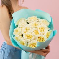 Пионовидная роза 15 шт