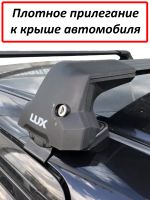 Багажник на крышу GAC M8 (минивен, 2023-...), Lux City, черные дуги