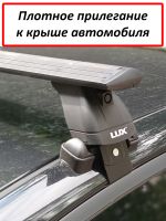 Багажник на крышу GAC M8 (минивен, 2023-...), Lux, черные крыловидные дуги