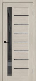 Межкомнатная Дверь с Экошпоном Bravo Браво-27 Cream Melinga / Mirox Grey 600x2000мм (полотно 1шт) / Браво.