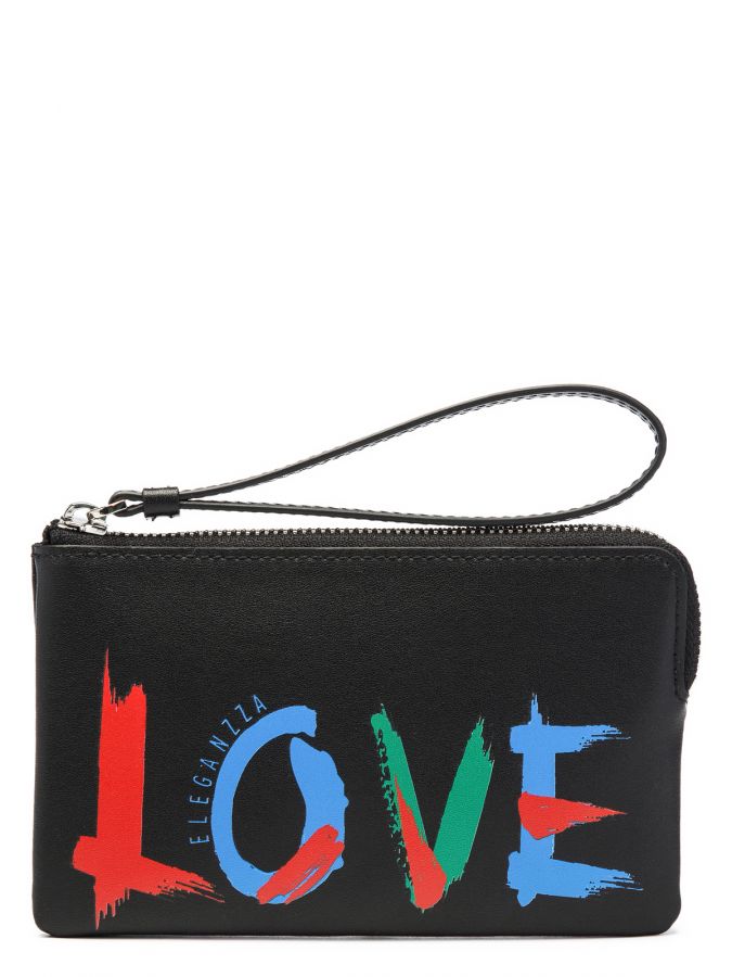 Кошелёк ELEGANZZA ZQ140-2517 black/multicolor
