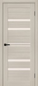 Межкомнатная Дверь с Экошпоном Bravo Браво-30 Cream Melinga / Magic Fog 600x2000мм (полотно 1шт, коробка, наличник-5шт) / Браво