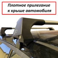 Багажник на крышу Omoda C5, ED Tana, с замком, серебристые крыловидные дуги