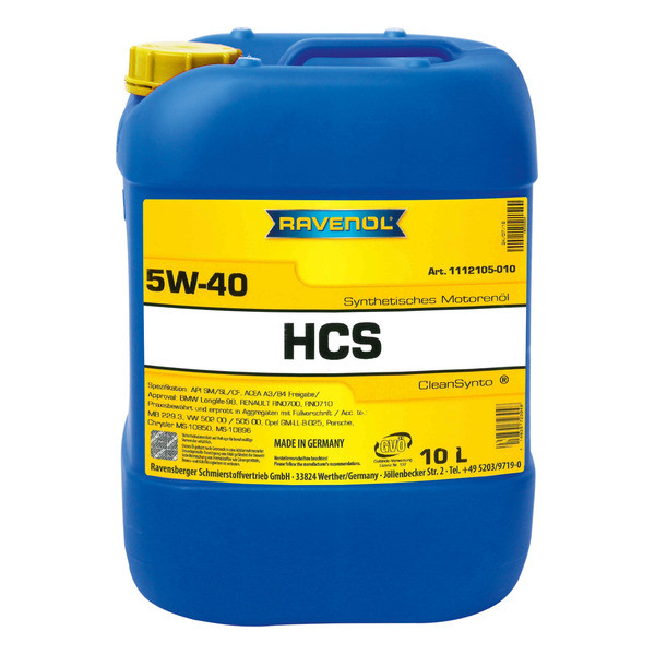Ravenol HCS 5W-40, 10л