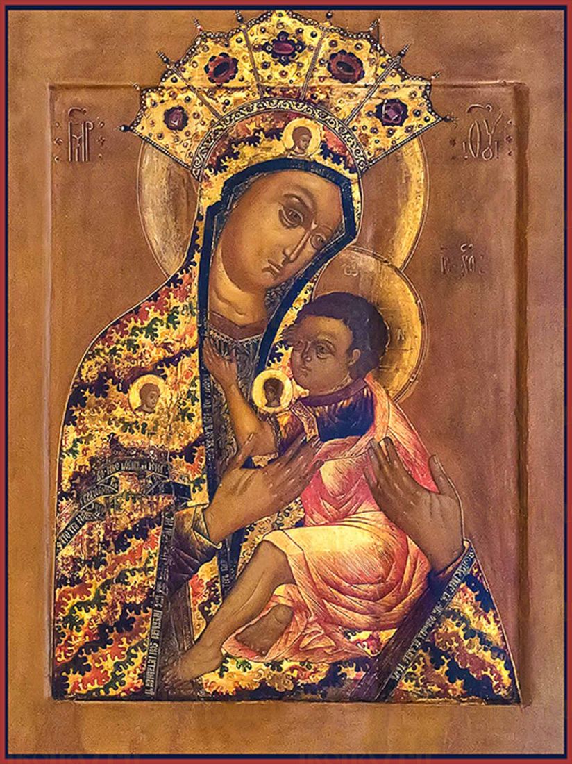 Арапетская икона Божией Матери (Премиум UV-печать)(ЮДД-292)