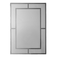 Зеркало Oasis Casablanca 0RESPC14 140х100 см с металлическим профилем, хром схема 1