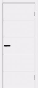 Межкомнатная Дверь Винил Bravo Граффити-1.Д White Pro  800x2000мм (полотно 1шт,коробка, наличник-5шт / Браво
