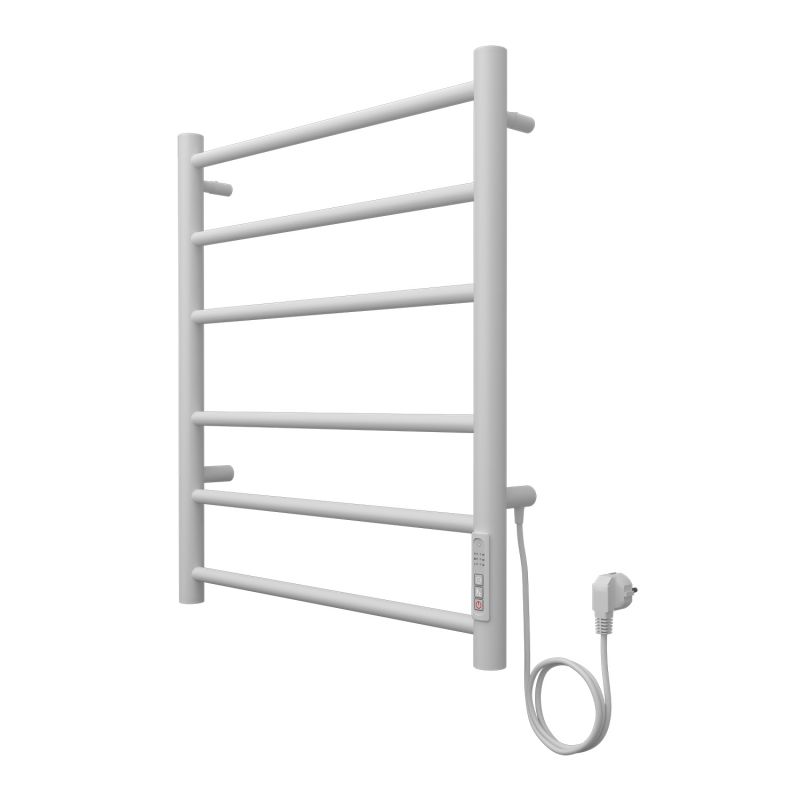 Полотенцесушитель электрический AZARIO PARMA 500/600 6 секций, белый AZ10856W