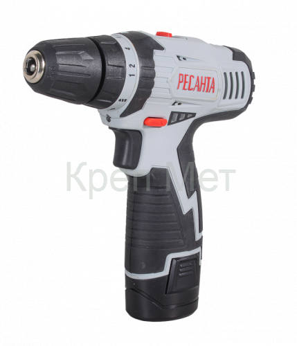 Дрель-шуруповерт аккумуляторная Ресанта ДА-12-2Л