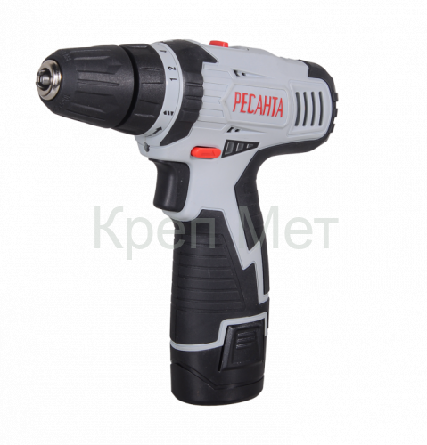 Дрель-шуруповерт аккумуляторная Ресанта ДА-12-2ЛК
