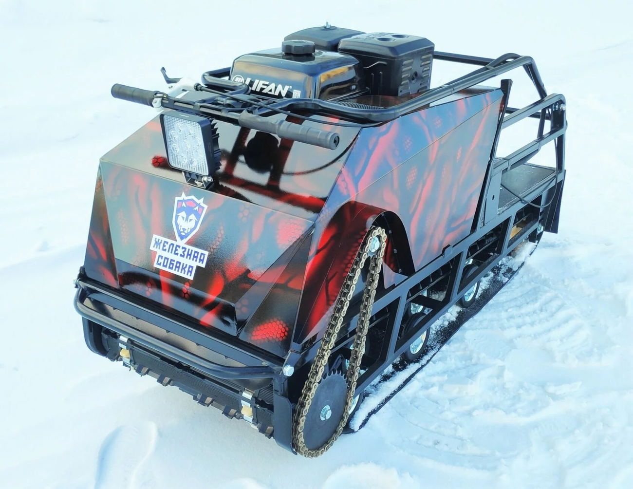 Мотобуксировщик ЖЕЛЕЗНАЯ СОБАКА M500 13 л.с