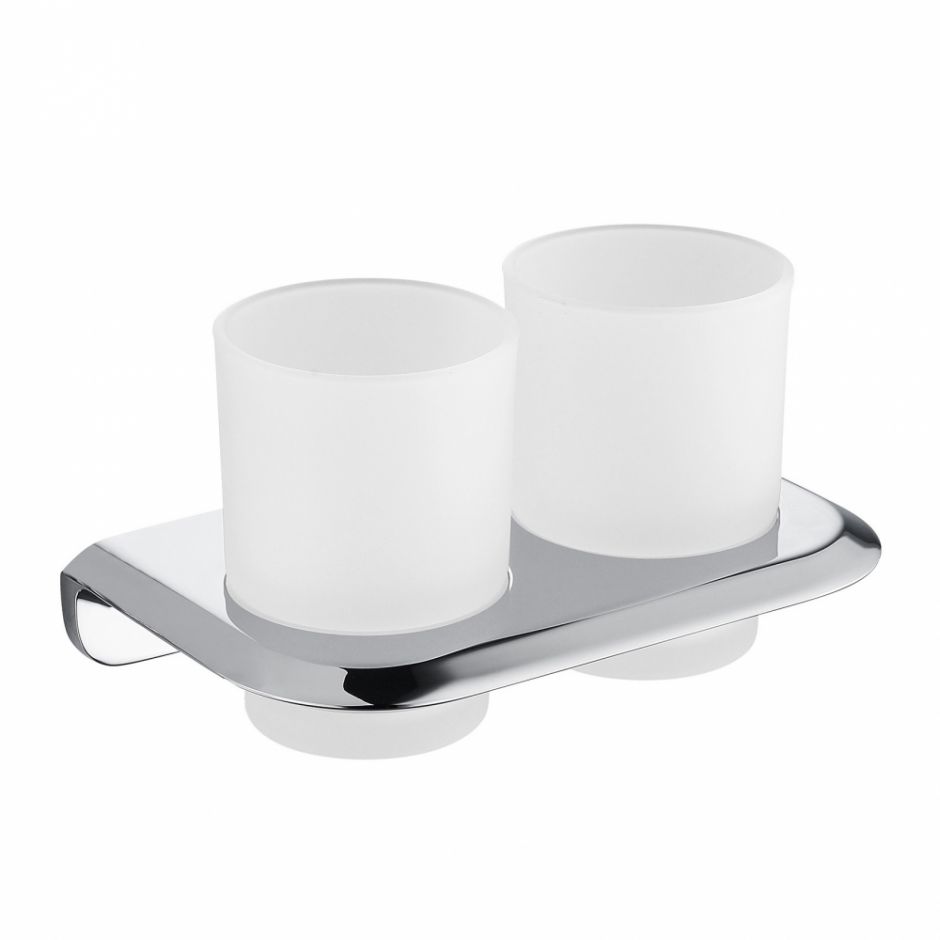 Изображение Стакан двойной для зубных щеток ABBER Nord AA1557 хром