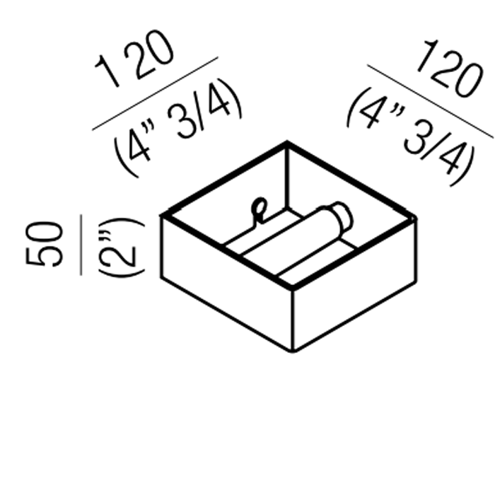 Держатель для туалетной бумаги подвесной Agape 369 A369214A ФОТО