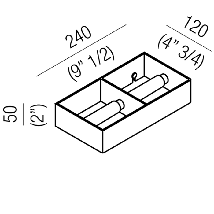 Держатель для туалетной бумаги подвесной Agape 369 A369221A ФОТО