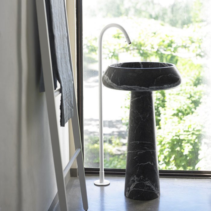 Напольная раковина Agape Bjhon ACER1082 54,5x54,5 см без отверстий под смеситель