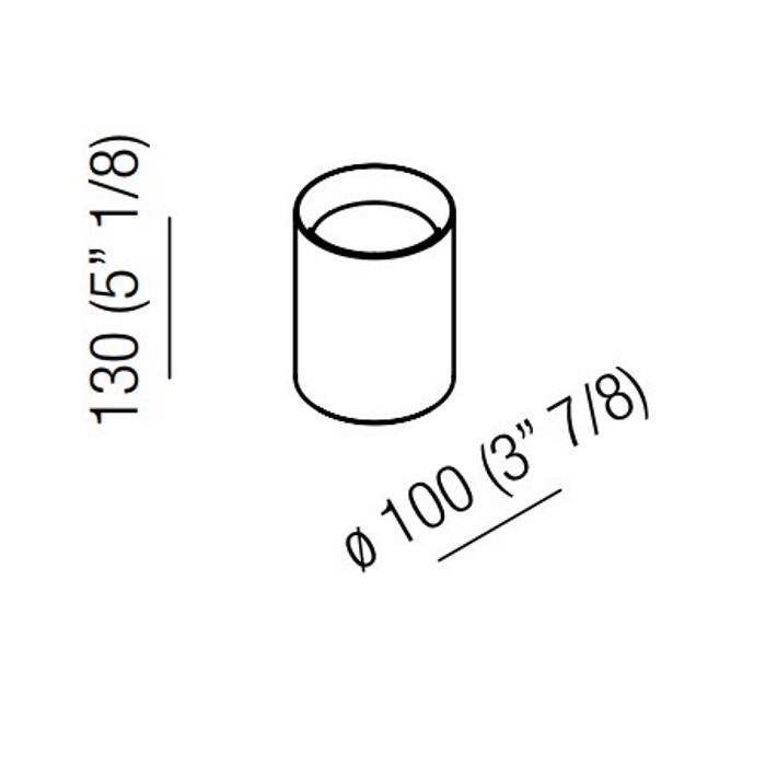 Стакан настольный Agape Constellation ACOM0302NM 10x10x13 см ФОТО