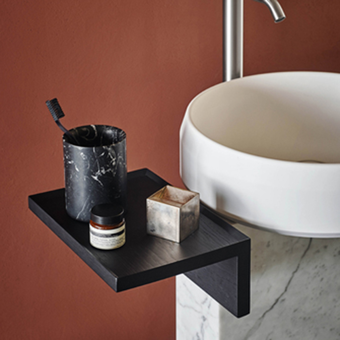 Полка для ванной подвесная Agape Lariana ALEG1127RW 32x23 см