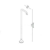 Смеситель для ванны Agape Memory ARUB1092S на горизонтальную поверхность схема 2