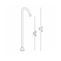 Излив для раковина Agape Fez ARUB1460000S напольный схема 2