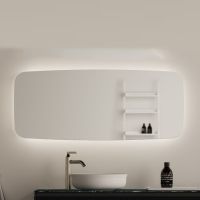 Прямоугольное зеркало Agape Seppia ASPE037L 120x50 см с подсветкой схема 1