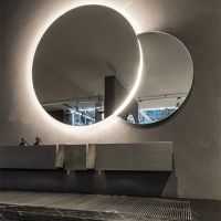 Круглое зеркало Agape Eclissi ASPE038 70x70 см схема 1