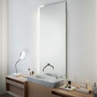 Прямоугольное зеркало Agape Nudo LED ASPE0408 40x80 см с подсветкой схема 1