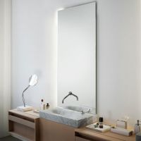 Прямоугольное зеркало Agape Nudo LED ASPE0804 80x40 см с подсветкой схема 1