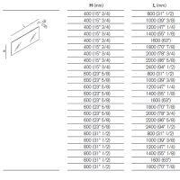 Прямоугольное зеркало Agape Nudo ASPE1460O 140x60 см схема 2