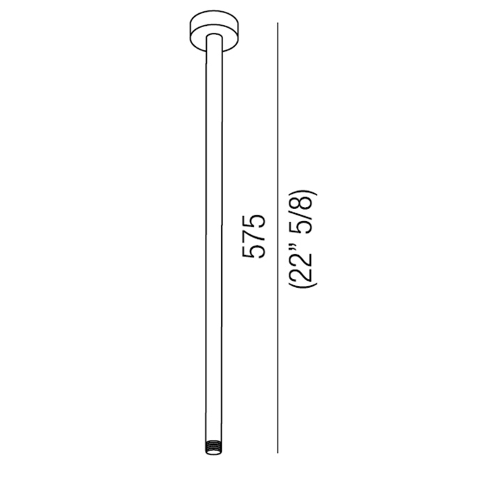 Потолочный излив Agape Al dente CRUB0925S для верхнего душа ФОТО