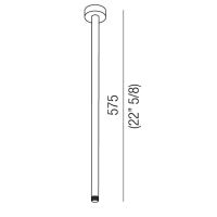 Потолочный излив Agape Al dente CRUB0925S для верхнего душа схема 2 Потолочный излив Agape Al dente CRUB0925S для верхнего душа схема 2