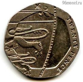Великобритания 20 пенсов 2009