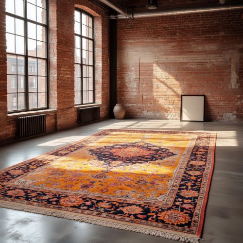 Иранский ковер ручной работы 003