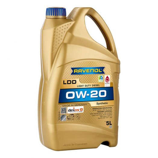 Ravenol LDD Light Duty Diesel 0W-20, 5л