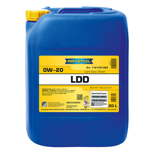 Ravenol LDD Light Duty Diesel 0W-20, 20л