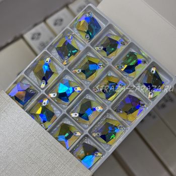DeLuxe Пришивные Стразы Crystal_AB Космик 22*26 мм