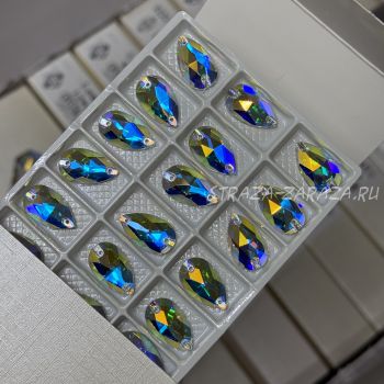 DeLuxe Пришивные Стразы Crystal_AB Капля 13*22 мм