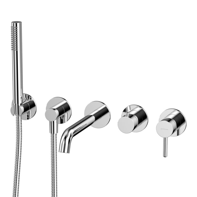 Смеситель для ванны скрытого монтажа WHITECROSS Y YSET1240CR хром