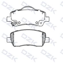 Колодки тормозные передние, ОЕМ оригинал на Livan S6 PRO